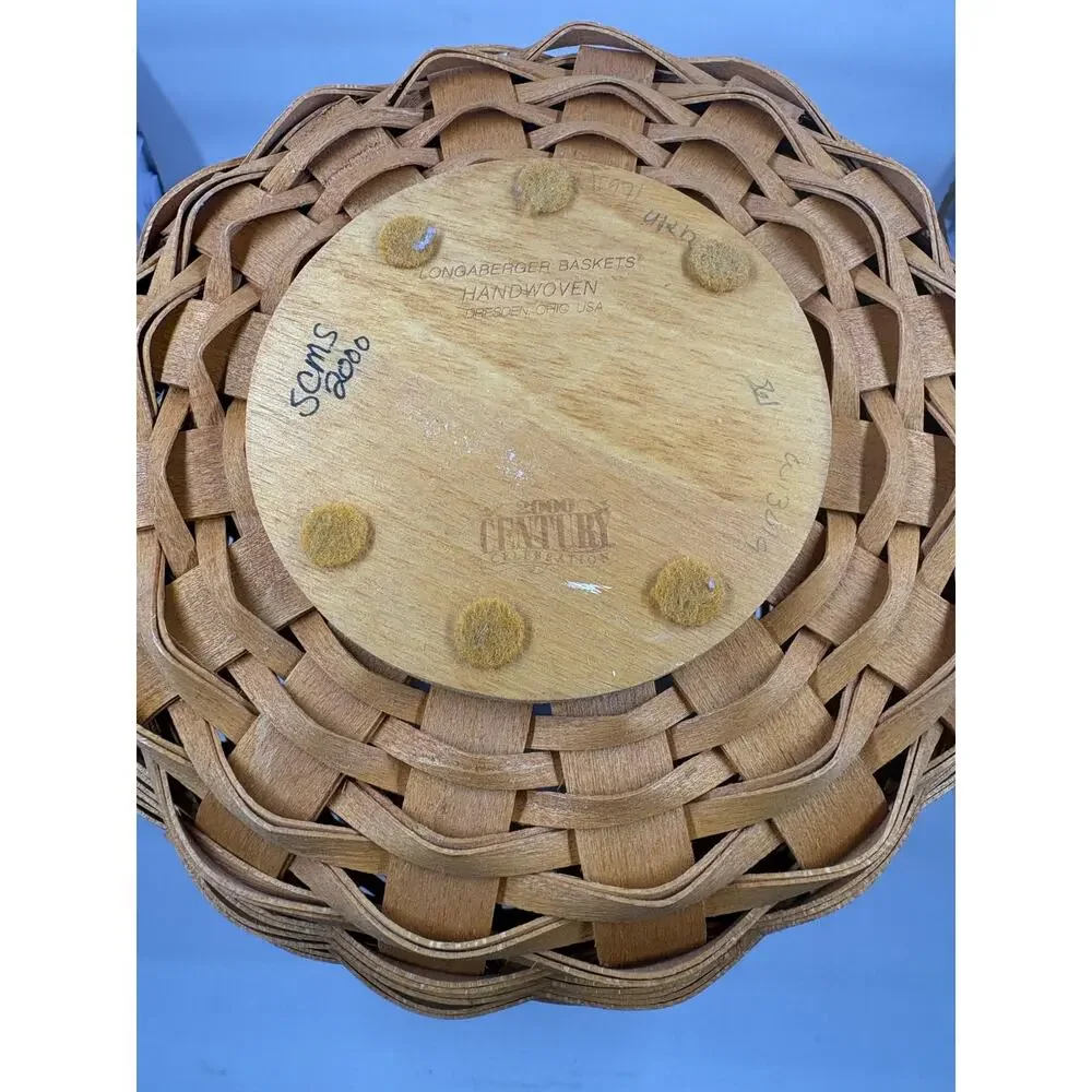 Vtg Longaberger 2000 October Fields Basket